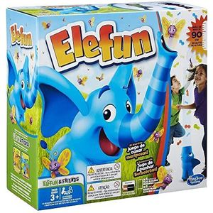 Elefun Kinderspel - Hasbro | Aanbevolen leeftijd 4+ | Meer dan 90 cm hoog | Inclusief muziek en 20 kleurrijke vlinders