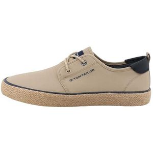 Tom Tailor 9580020001 Sneakers voor heren, beige, 44 EU, beige, 44 EU