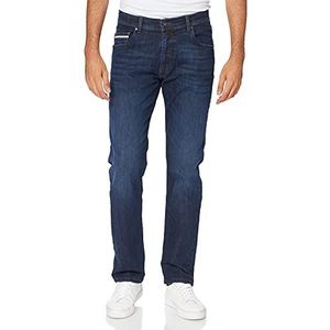 bugatti Heren jeans denim modern fit five-pocket katoen stretch, blauw, 38W x 32L