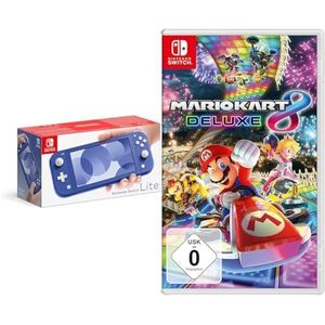 Nintendo Switch Lite Console - Blauw & Mario Kart 8 Deluxe (Nintendo Switch)