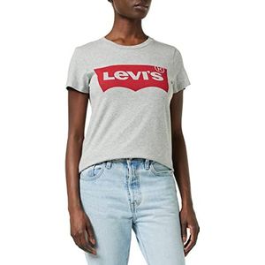 Levi's dames t-shirt The Perfect Tee, Logo Starstruck Heather Grey, L