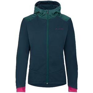 VAUDE Qimsa Softshelljas voor dames, Marineblauw/Donker Zee, 34