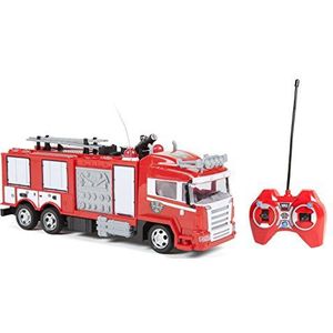 Fire Truck Remote Control Truck w/Light Up Lights & Shoots Water