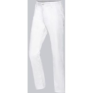BP 1735-130-0021-50s Chino's voor mannen, met zakken, 205,00 g/m² puur katoen, wit, 50s