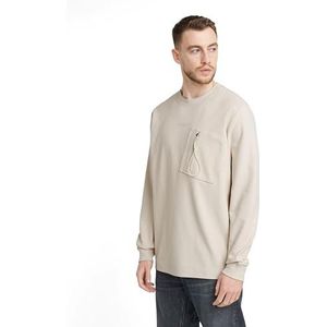 G-Star RAW Tweeter pkt Long Sleeve, wit (Whitebait D25167-d617-1603), S