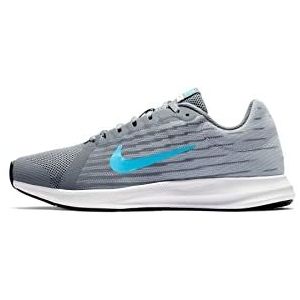 Nike Downshifter 8 (Gs) atletiekschoenen voor jongens, Multicolor Cool Grey Blue Fury Pure Platinum White 012, 35.5 EU