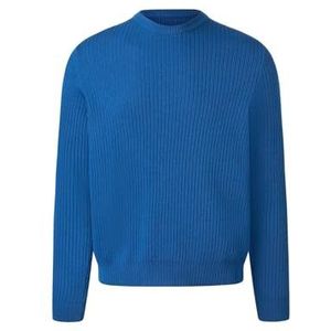 Maerz Pullover ronde hals 1/1 mouw, Intensief Blauw, 50