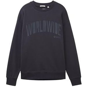 TOM TAILOR Sweatshirt voor jongens, 29476 - Coal Grey, 176 cm