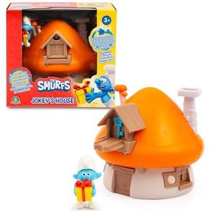 De smurfen, magisch huis dat opent, met 1 figuur 5,5 cm en accessoires, Stchmurfen grappen, speelgoed voor kinderen vanaf 3 jaar, PUF202