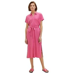 TOM TAILOR Dames 1036649 jurk, 31647-Nouveau Pink, 40, 31647 - Nouveau Pink, 40