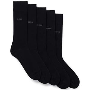 BOSS Heren Regular Sokken, zwart 1, 46 EU
