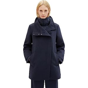 TOM TAILOR Damesmantel met opstaande kraag, 10668-sky Captain Blue, S