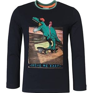 s.Oliver Junior Boy's T-shirt met lange mouwen, blauw, 92/98