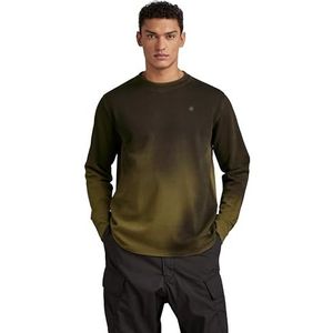 G-STAR RAW Lash Sweatshirt, groen (Dark Olive Sprayed D18231-b782-g244), M