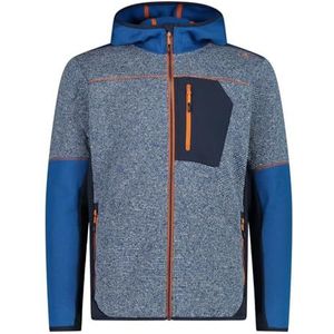 CMP Heren fleecejack Knit Tech met vaste capuchon