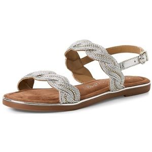 MARCO TOZZI 2-28142-44 damessandalen, metallic, 37 EU