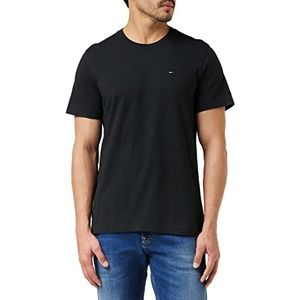 Tommy Jeans Origineel T-shirt met korte mouwen voor heren, zwart (tommy black 078), M