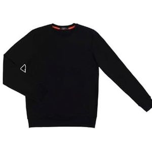 GIANNI LUPO Sweatshirt met ronde hals voor heren GL3001X-S24, Zwart, S