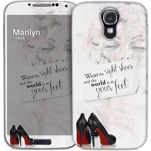 i-Paint Hardcase en skin voor Samsung Galaxy S4, motief""Marilyn