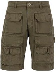 Alpha Industries, Heren, Korte broeken, Groen, Maat: W28 Katoen,
