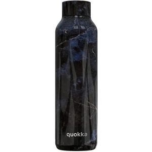 Quokka drinkfles RVS Solid Black Marble 630 ml