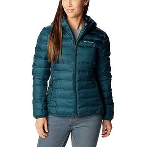 Columbia Vrouwen Lake 22 Down Hooded Puffer Jacket, Night Wave, S, NACHTgolf, S