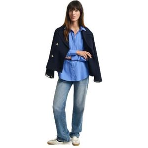 REL POPLIN SHIRT, sailor blue, 36