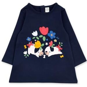 Tuc Tuc Pluche jurk voor meisjes, blauw, collectie Pugs Life, Blauw, 0 Maanden