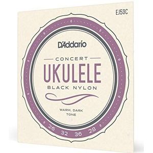 D'Addario EJ53C Hawaiian-Concert Pro-Arte Gerectificeerde Ukelele Snaren