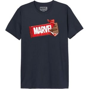 Marvel T-shirt voor heren, Marine, XL