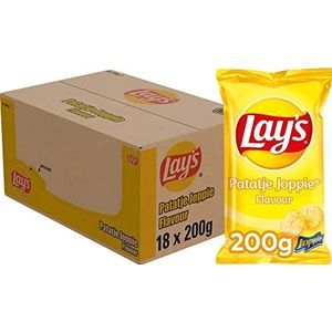 Lay's Chips Patatje Joppie, Doos 18 stuks x 200 g