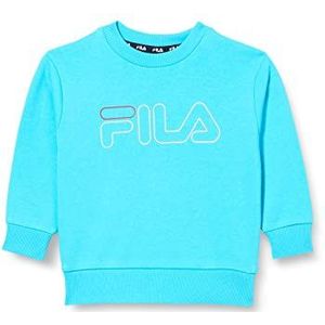 FILA Unisex Kids Saarburg Sweatshirt, Blue Atoll, 110/116, blue atoll, 110-116