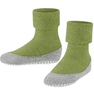 FALKE Uniseks-kind Stopper sokken Cosyshoe K Hp wol Noppen op de zool 1 paar, Groen Bamboo 7650, 37/38 EU