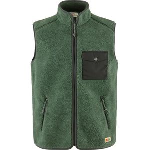 FJALLRAVEN 87073-679-048 Vardag Fleece Vest M Sportvest Heren Deep Patina-Iron Grey Maat XS