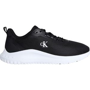 Calvin Klein Jeans - EVA - Herensneakers - Zwart - Materiaalmix - Vetersluiting
