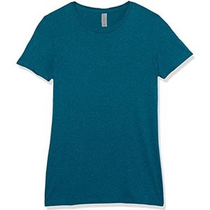 Jerzees womens Tri-blend T-shirt T Shirt, Mosaic Blue Heather, XX-Large US