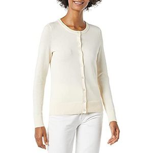 Amazon Essentials Women's Lichtgewicht vest met ronde hals (verkrijgbaar in grote maten), Ecru, XXL