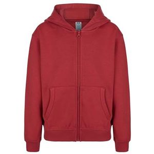 Mukua Byron Kids Sweatshirt met ritssluiting en capuchon, paars, maat 9/11