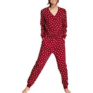CALIDA Family & Friends jumpsuit dames, Rood (Rio Red), 48/50