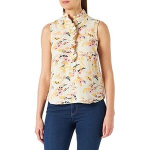 Part Two PoulaPW to Shirt, Classic Fit, Peony Leaf Boeket Print, 32 Vrouwen