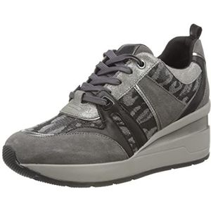 Geox D Zosma B Sneakers voor dames, donkergrijs (dark grey), 40 EU