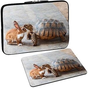 Pedea Design Tablet PC Case 17,3 inch + Mauspad rabbit and turtle