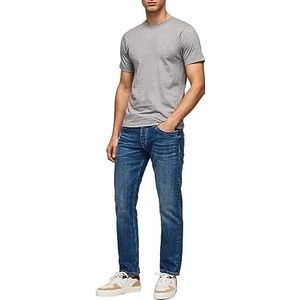 Pepe Jeans Heren Cash Jeans Regular Fit Regular Rise Denim, Blauw (Denim-z23), 48W / 30L