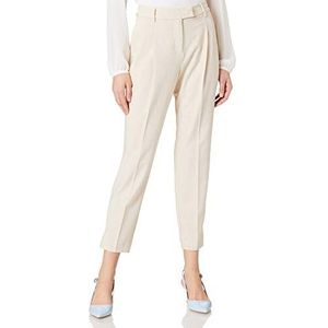 TOM TAILOR mine to five Dames Mia Straight Broek, 13523 - Cargo Beige Melange, 44