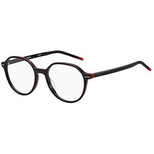 HUGO HG 1170 bril, zwart-rood, 51 voor heren, Zwart Rood