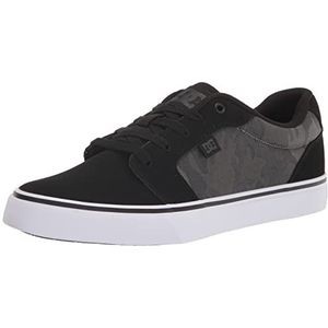 DC Anvil Casual skate-schoen voor heren, zwart-camouflagepatroon, 42 EU, Zwart camouflagepatroon, 42 EU