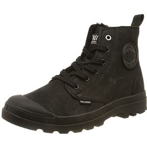 Palladium Pampa Hi Zip WL Sneakers voor dames, Zwart, 43 EU