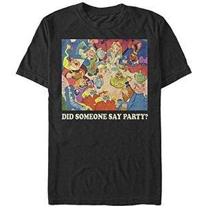 Disney Classics Alice In Wonderland - Party Party Unisex Crew neck T-Shirt Black 2XL