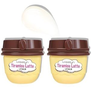 Misslyn | Hydraterende lippenbalsem met lange levensduur, herstelt de lippenverzorging, set met twee balsems