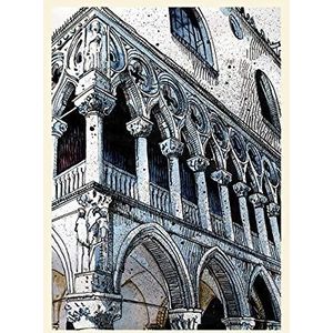The Art Group Jack The Flipper (Venice III) -Gemonteerde Print 30 x 40cm, Papier, Multi kleuren, 30 x 40 x 1,3 cm